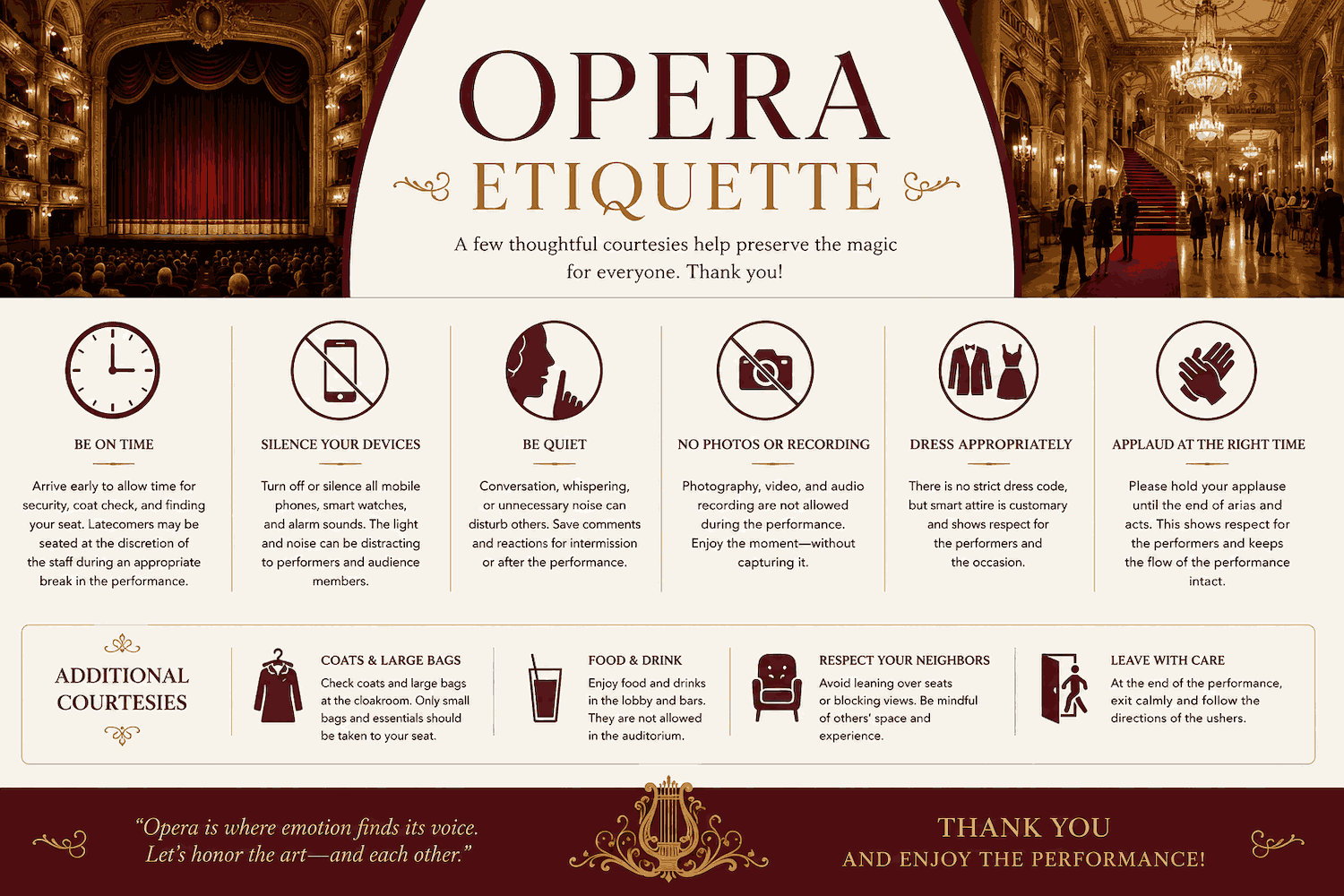 Plan Your Opera Visit